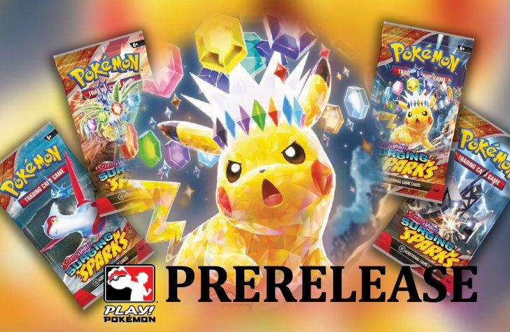 Pok\u00e9mon TCG: Scarlet & Violet 8 Surging Sparks PreRelease