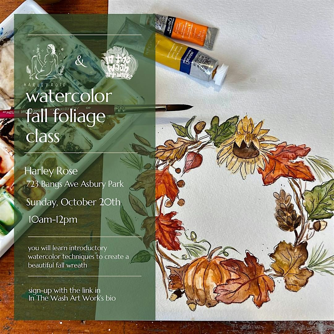 Watercolor Fall Foliage Class