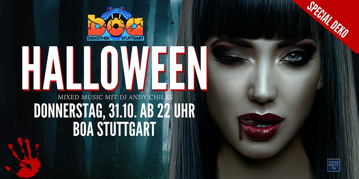 Boa Halloween- Donnerstag, 31.10.2024