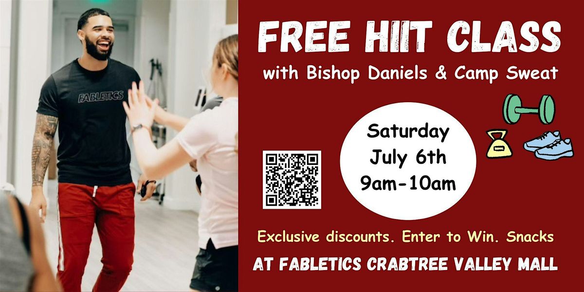 FREE HIIT Class with Camp Sweat @ Fabletics Crabtree