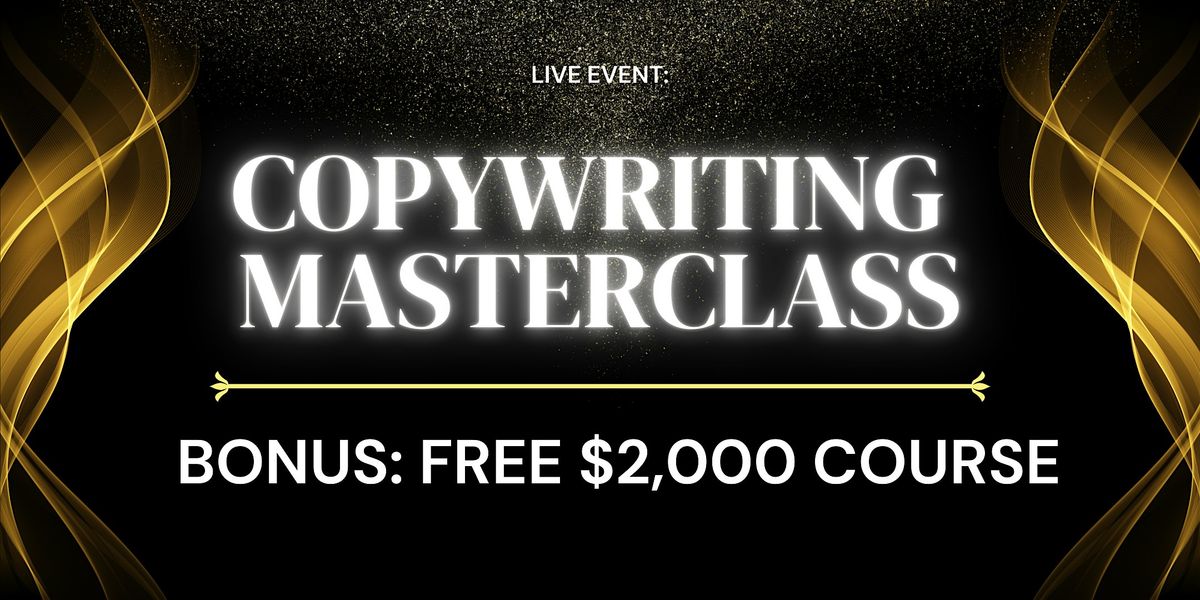 BRAND-NEW COPYWRITING MASTERCLASS