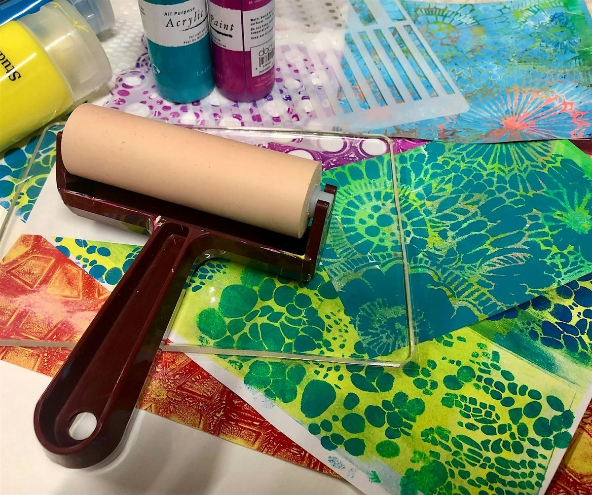 Gel Plate Printing - Worksop Library - Adult Learning