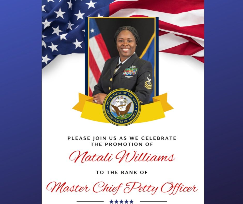 LSCS(SW\/AW) Natali L. Williams\u2019 Master Chief Pinning Ceremony