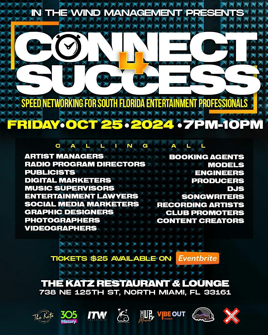 Connct 4 Success | Speed Networking for Music & Entertainment Professionals