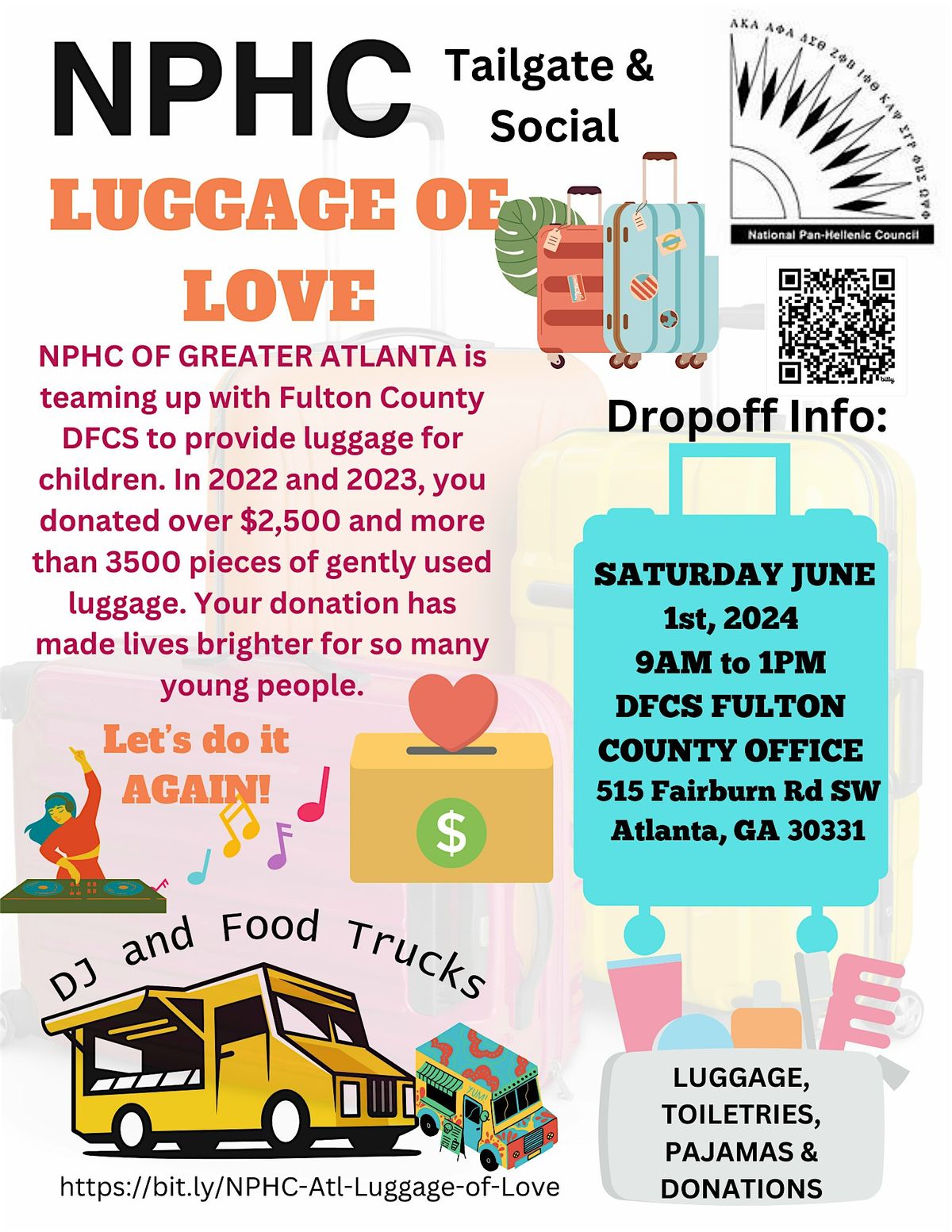 National Pan-Hellenic Council Luggage of Love