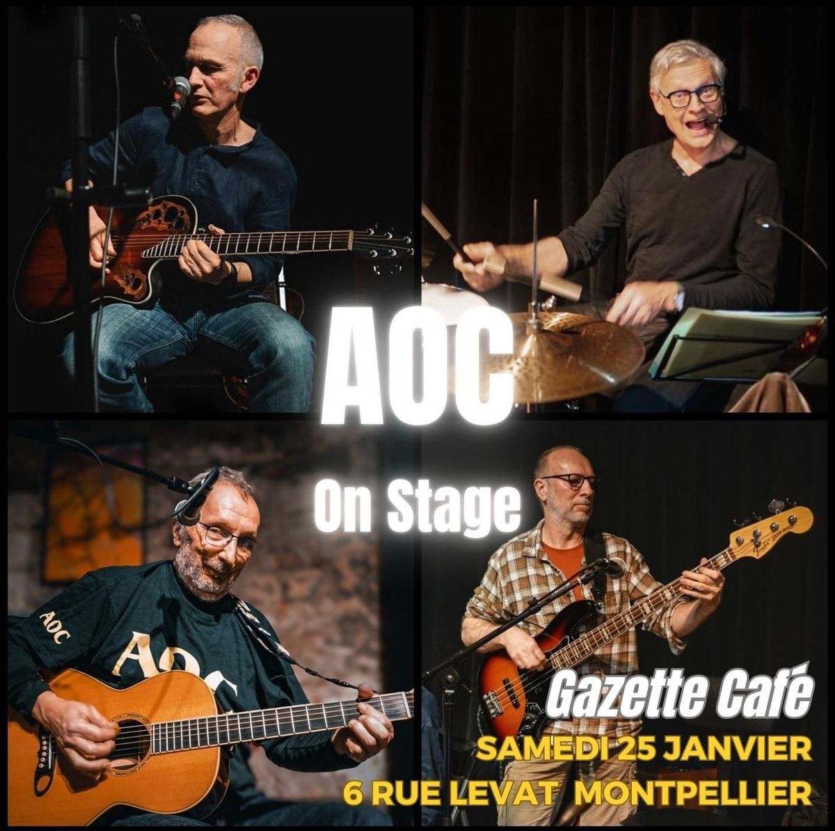 concert au Gazette caf\u00e9 