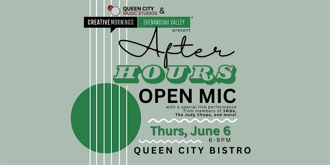 CreativeMornings After Hours| Original Open Mic, and Live Music