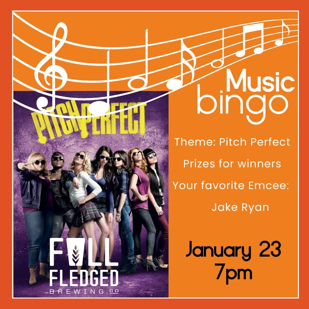 Music Bingo: Pitch Perfect Theme