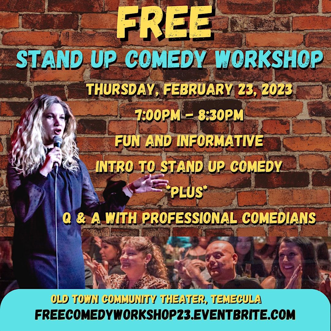 FREE STAND UP COMEDY WORKSHOP