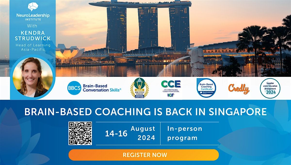 In-Person | Singapore 3-Day Immersive Brain-Based Coaching Workshop