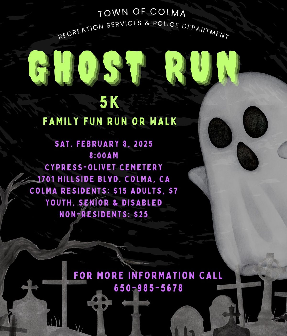 Ghost Run - Family Fun Run 5K