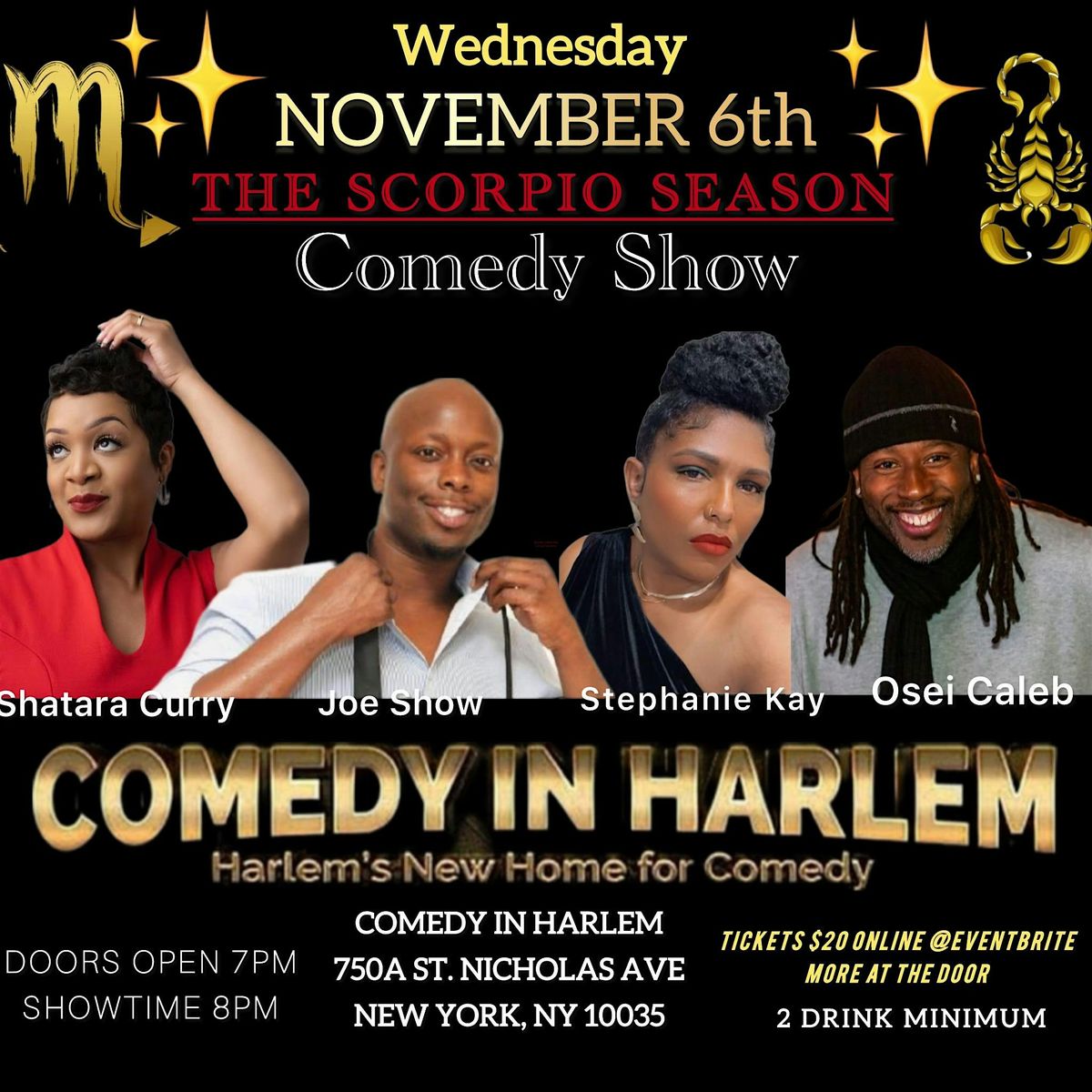 The Scorpio Season Comedy Show