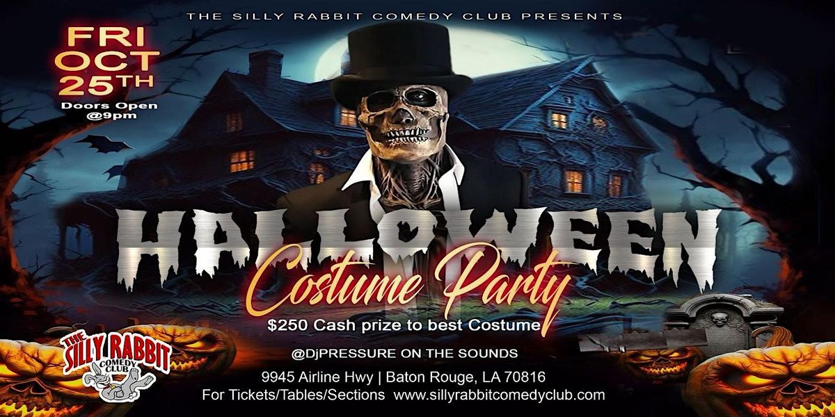 The Silly Rabbit Comedy Club Presents: 2nd Annual Halloween Costume Party