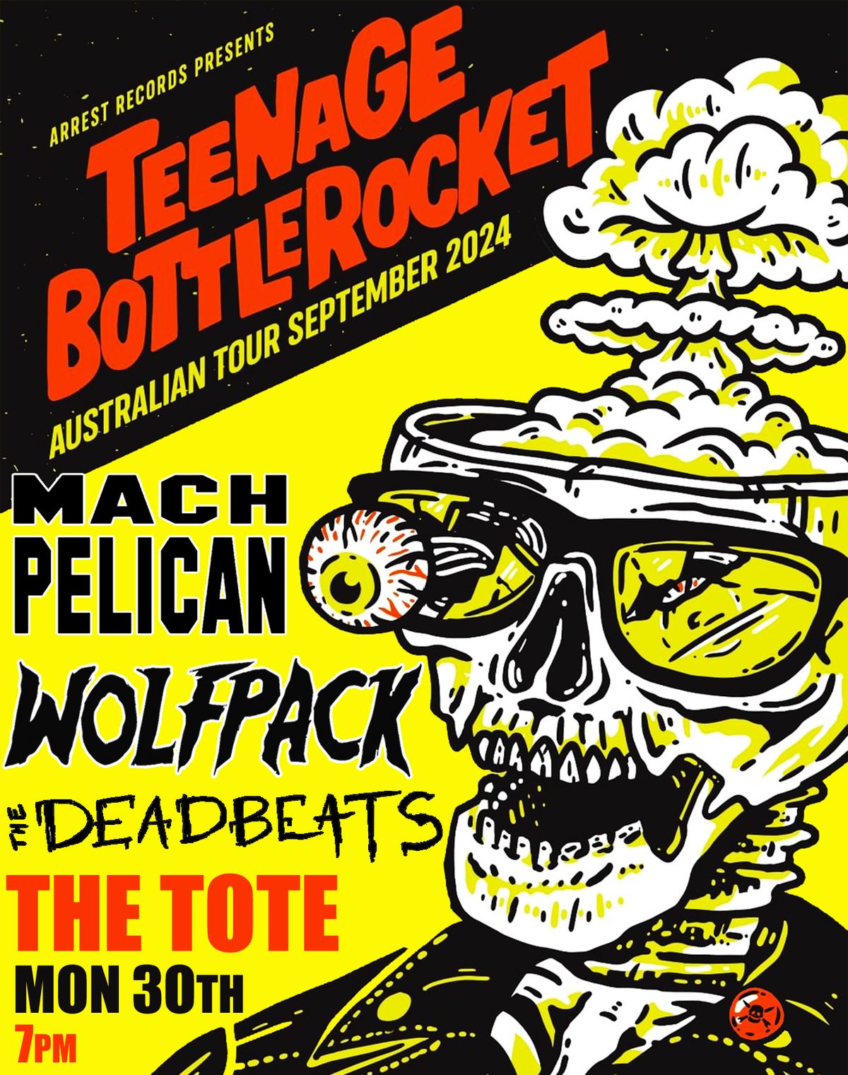 Teenage Bottlerocket (USA) + Mach Pelican, Wolfpack & The Deadbeats