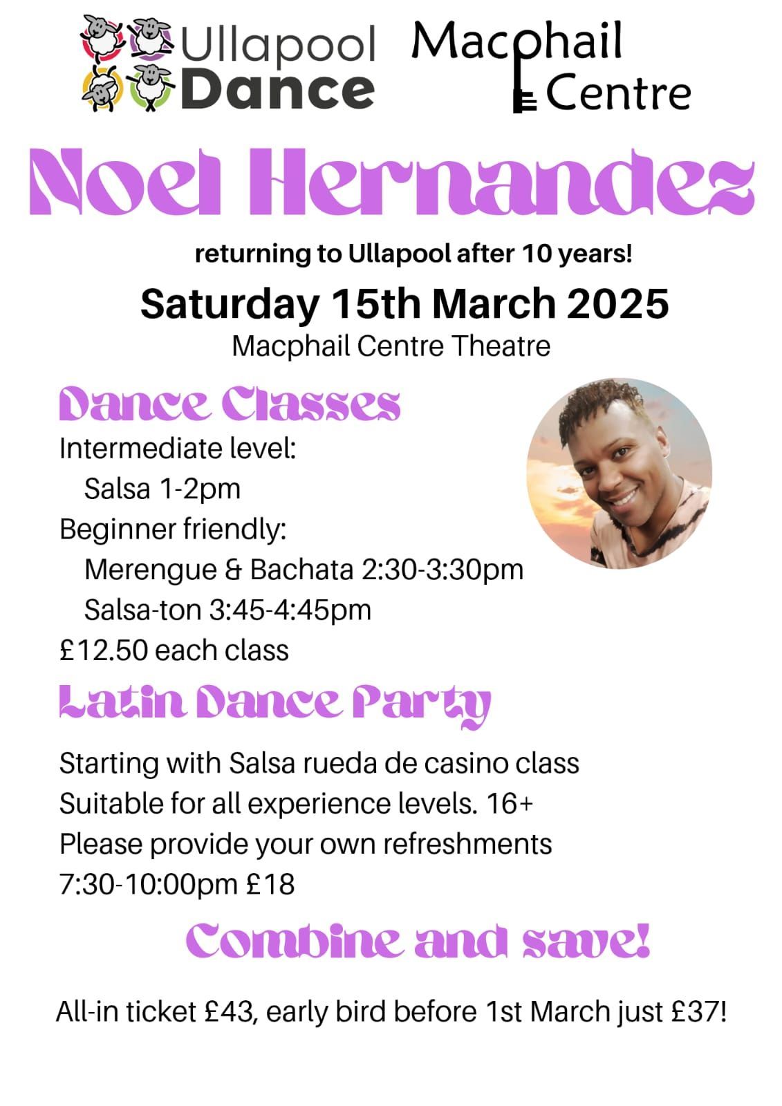 Day of Latin Dance and Party with Noel Hernandez