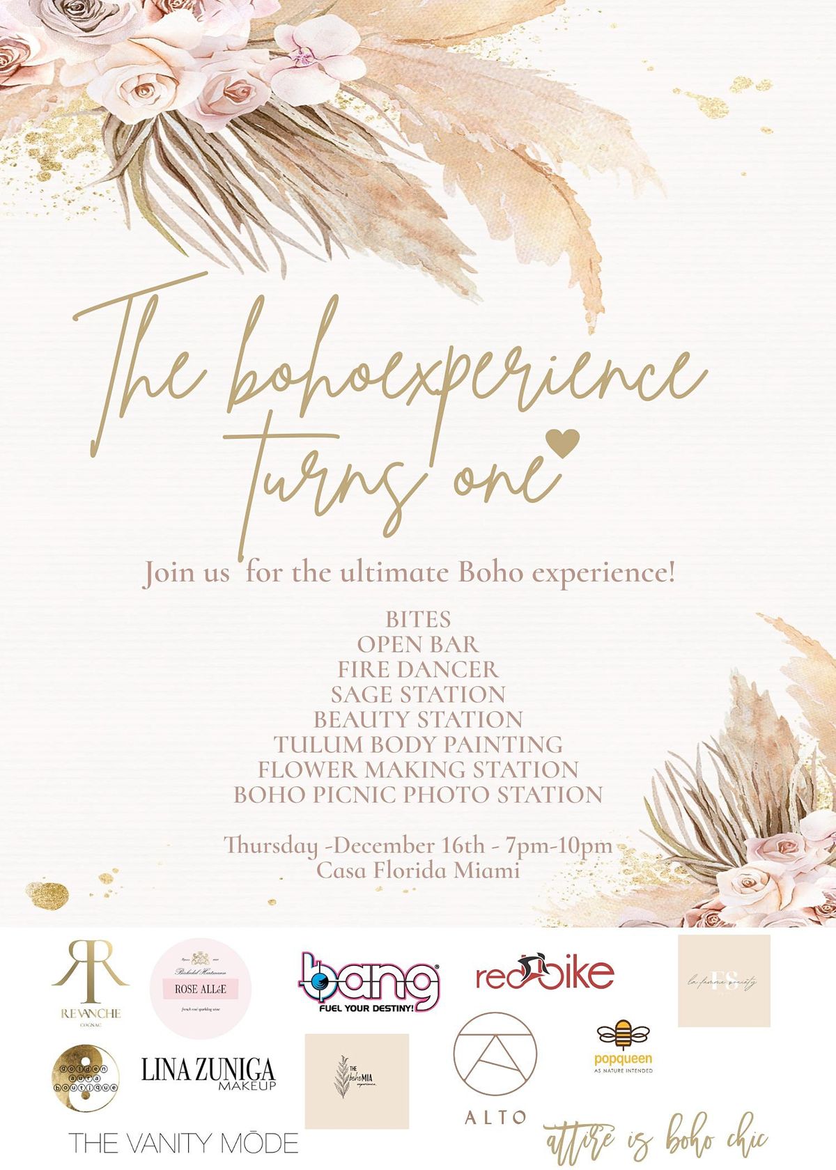 The Ultimate Boho Experience Party