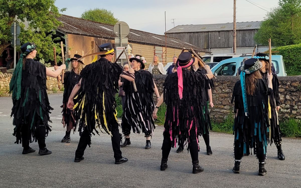 Dance out with Wild Moon Morris at The Crown Inn ,Catcott