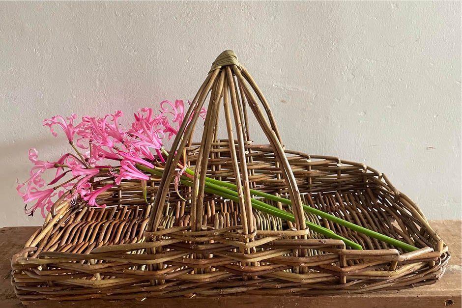 Willow cut flower basket Workshop