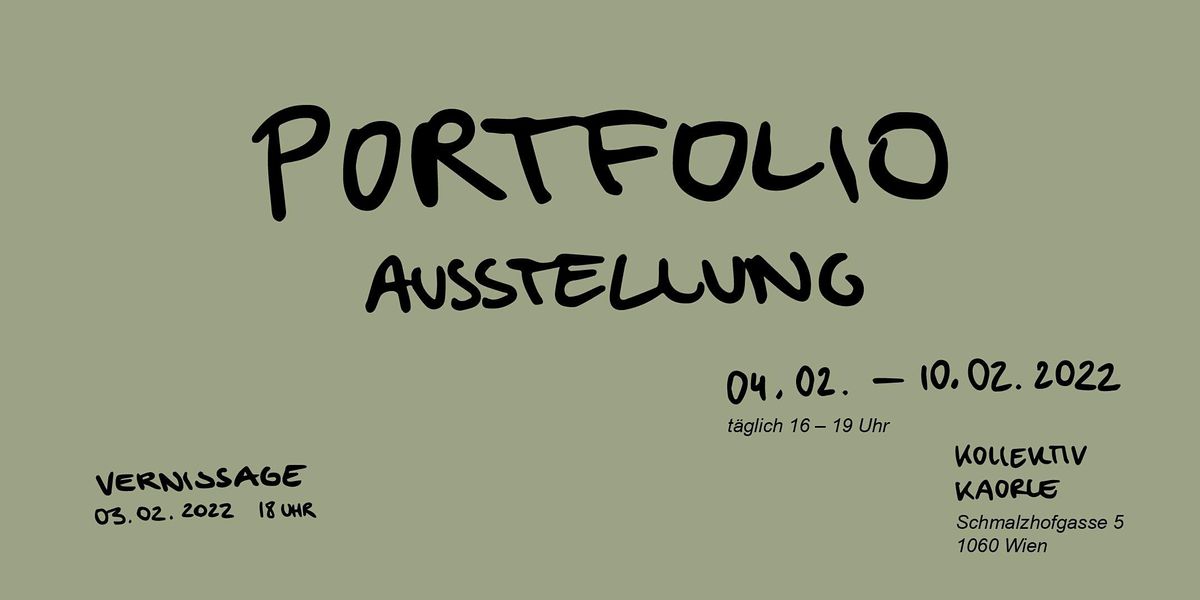 Portfolio.Ausstellung