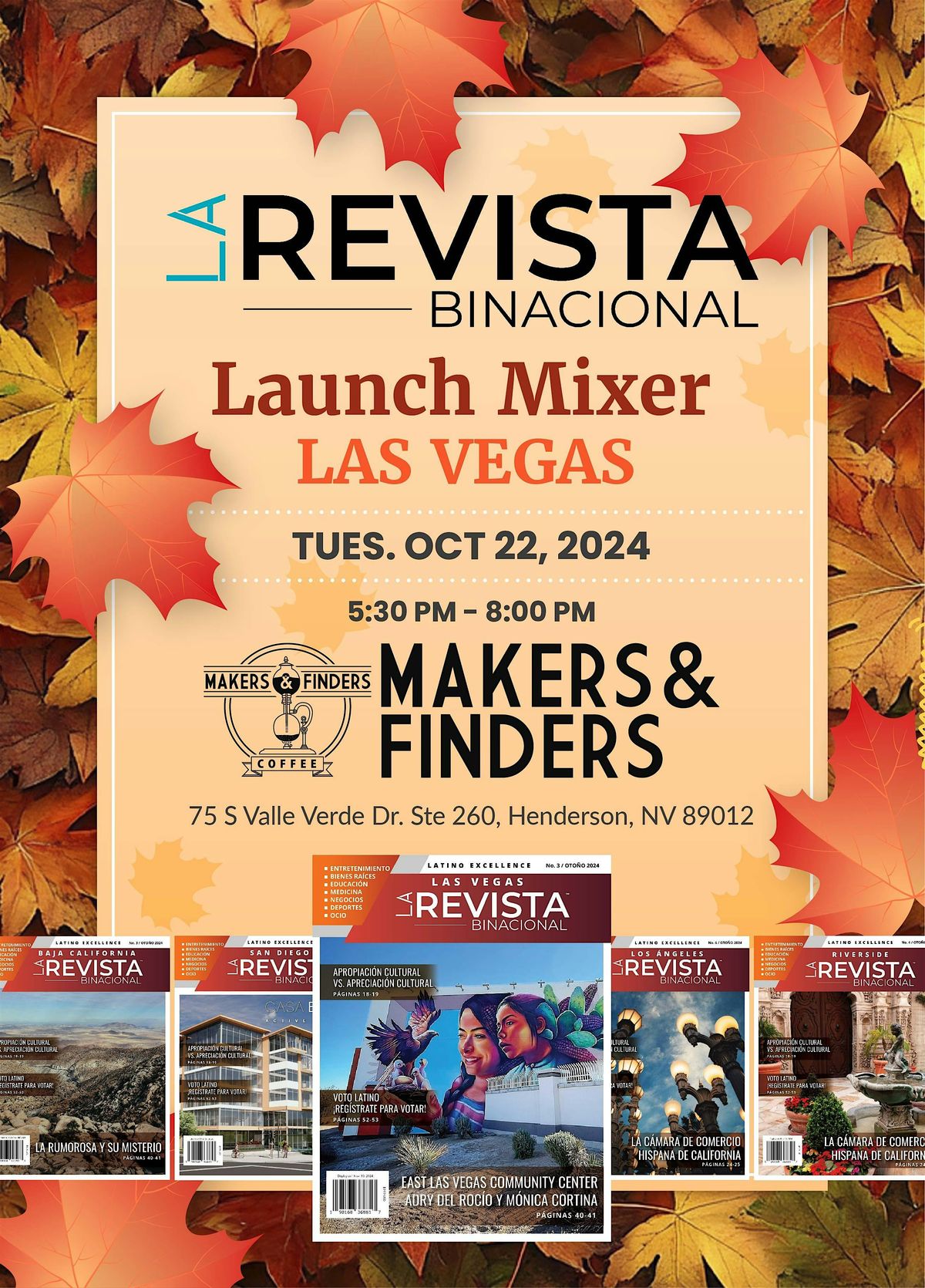 La Revista Binacional Launch Mixer Las Vegas