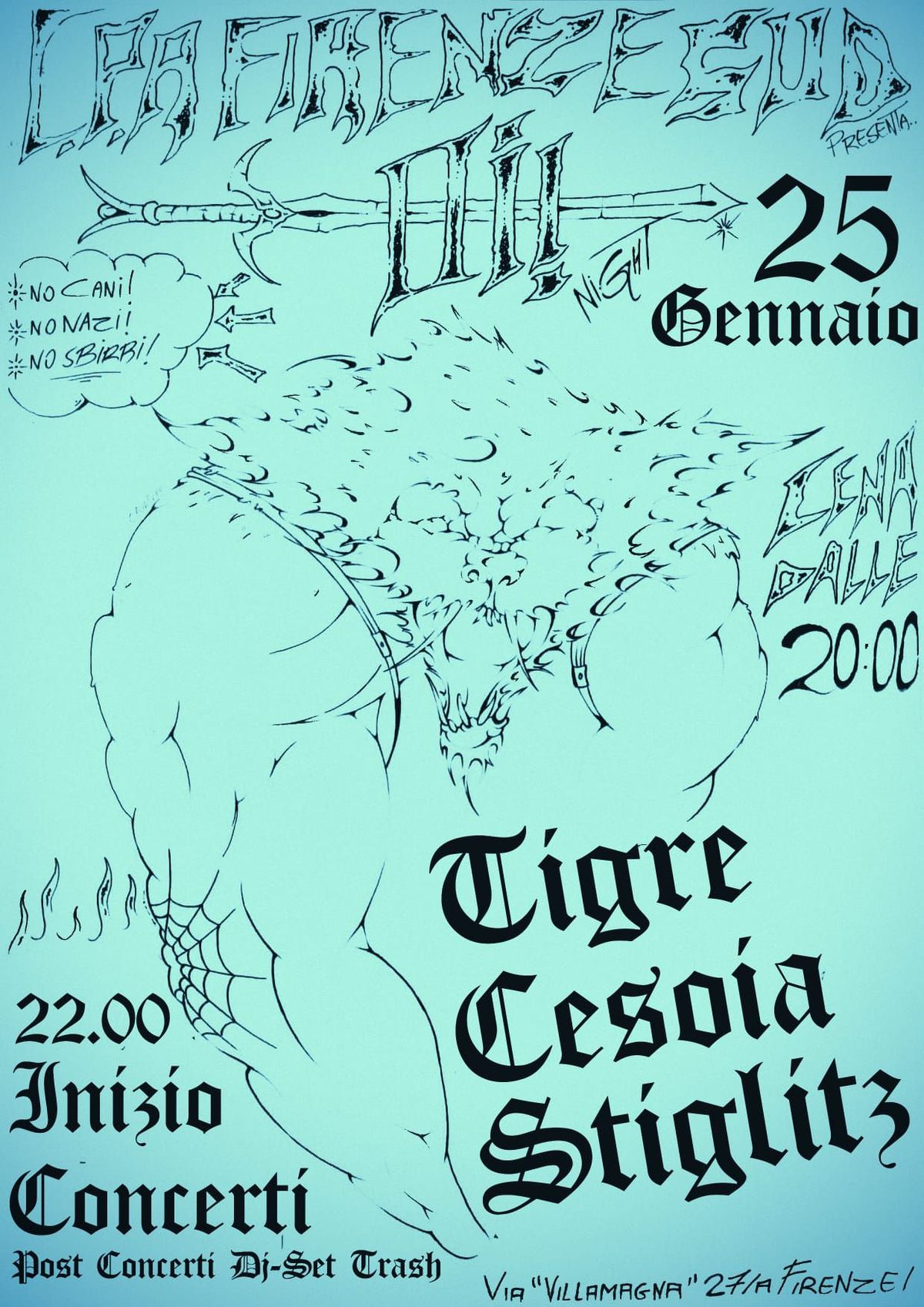 OI! Night: Tigre + Cesoia + Stiglitz  @CPA Fi-Sud 