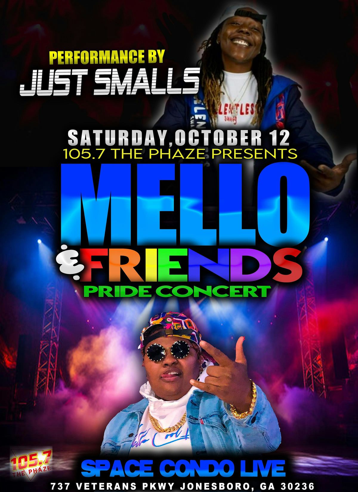 Mello & Friends Pride Concert LIVE Performance By Just Smalls