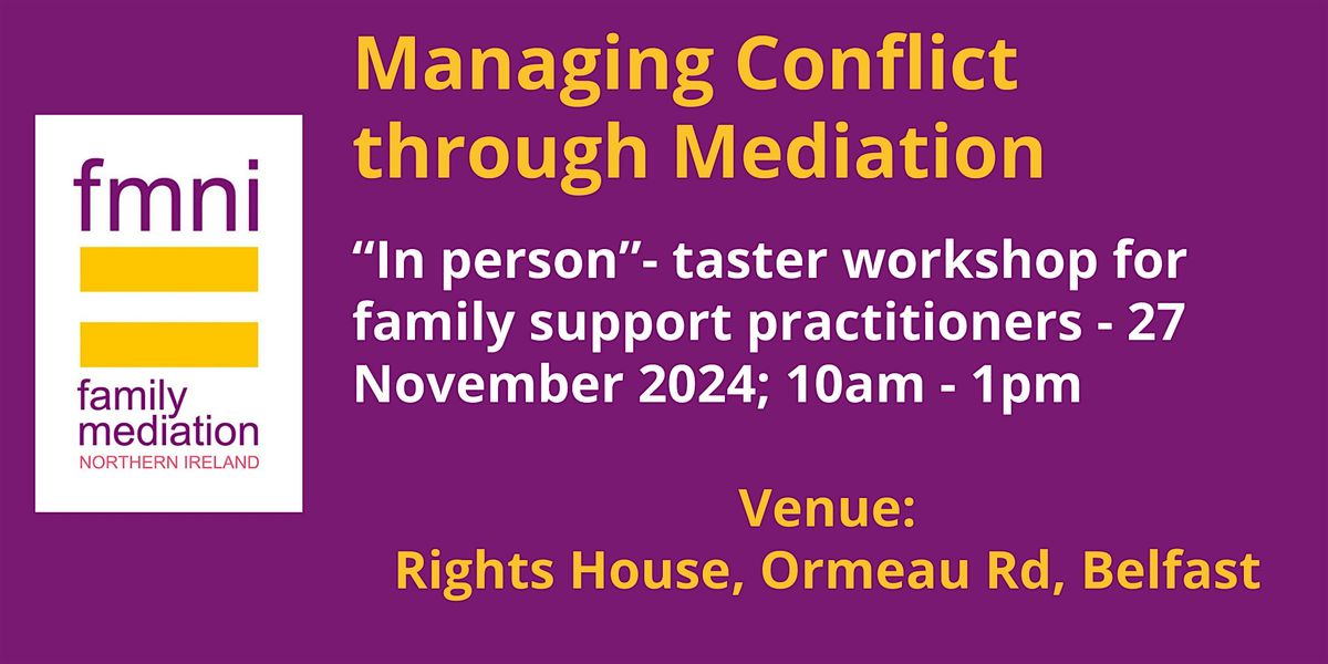 Managing Conflict through Mediation