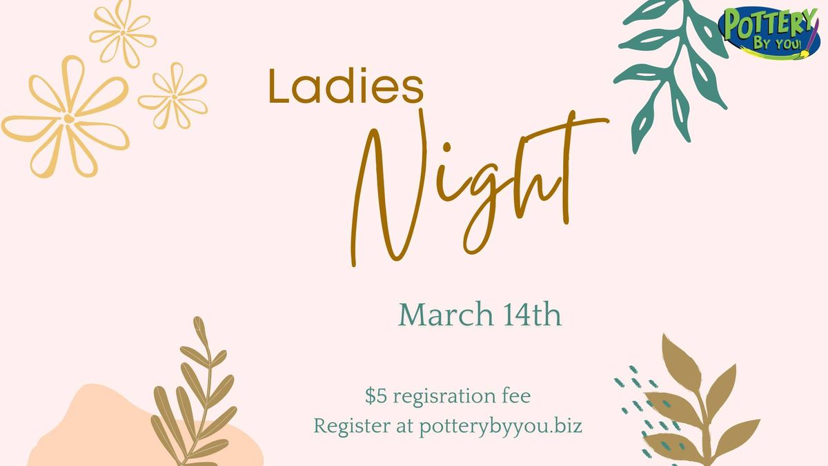 Ladies Night at Pottery By You!