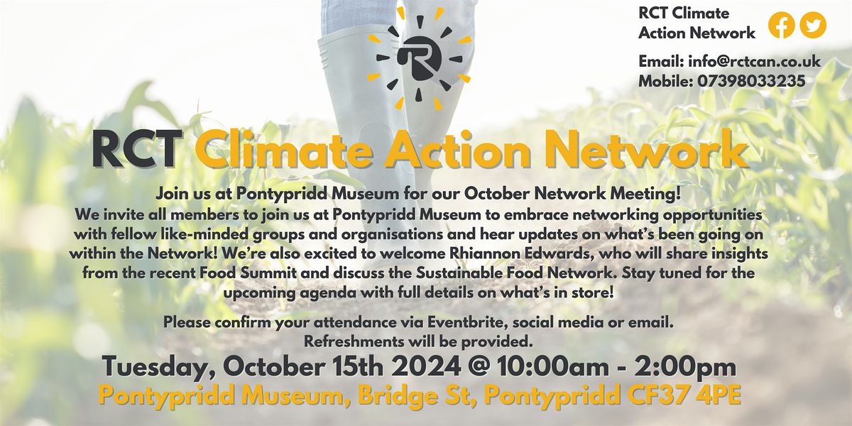 RCT Climate Action Network October Network Meeting