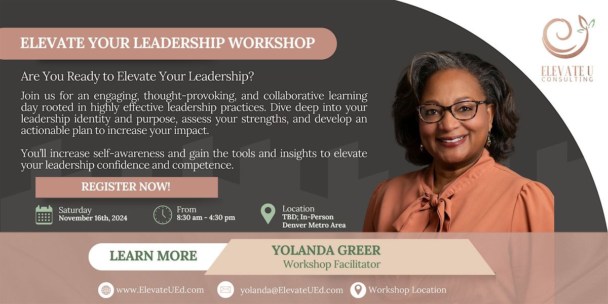 Elevate Your Leadership Workshop