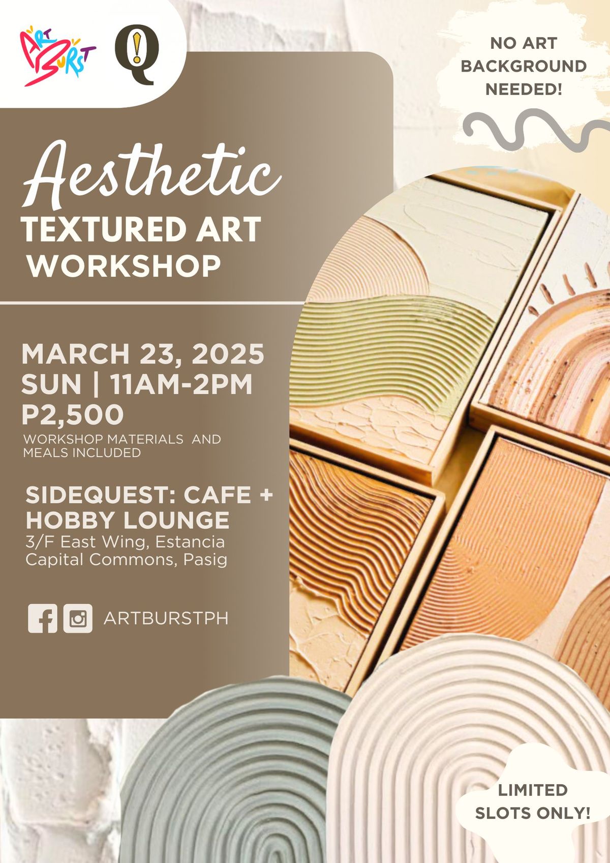 Aesthetic Textured Art Workshop