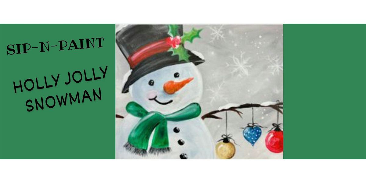 Sip-n-Paint Holly Jolly Snowman