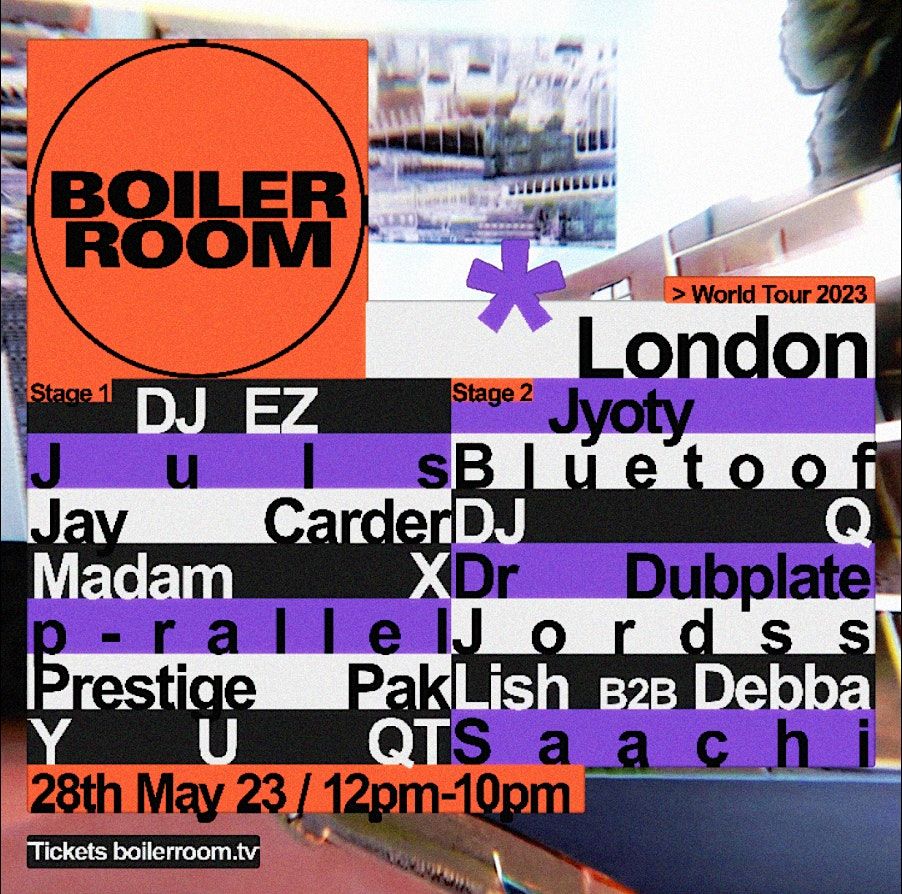 Boiler Room London 2023, Burgess Park, London, 28 May 2023