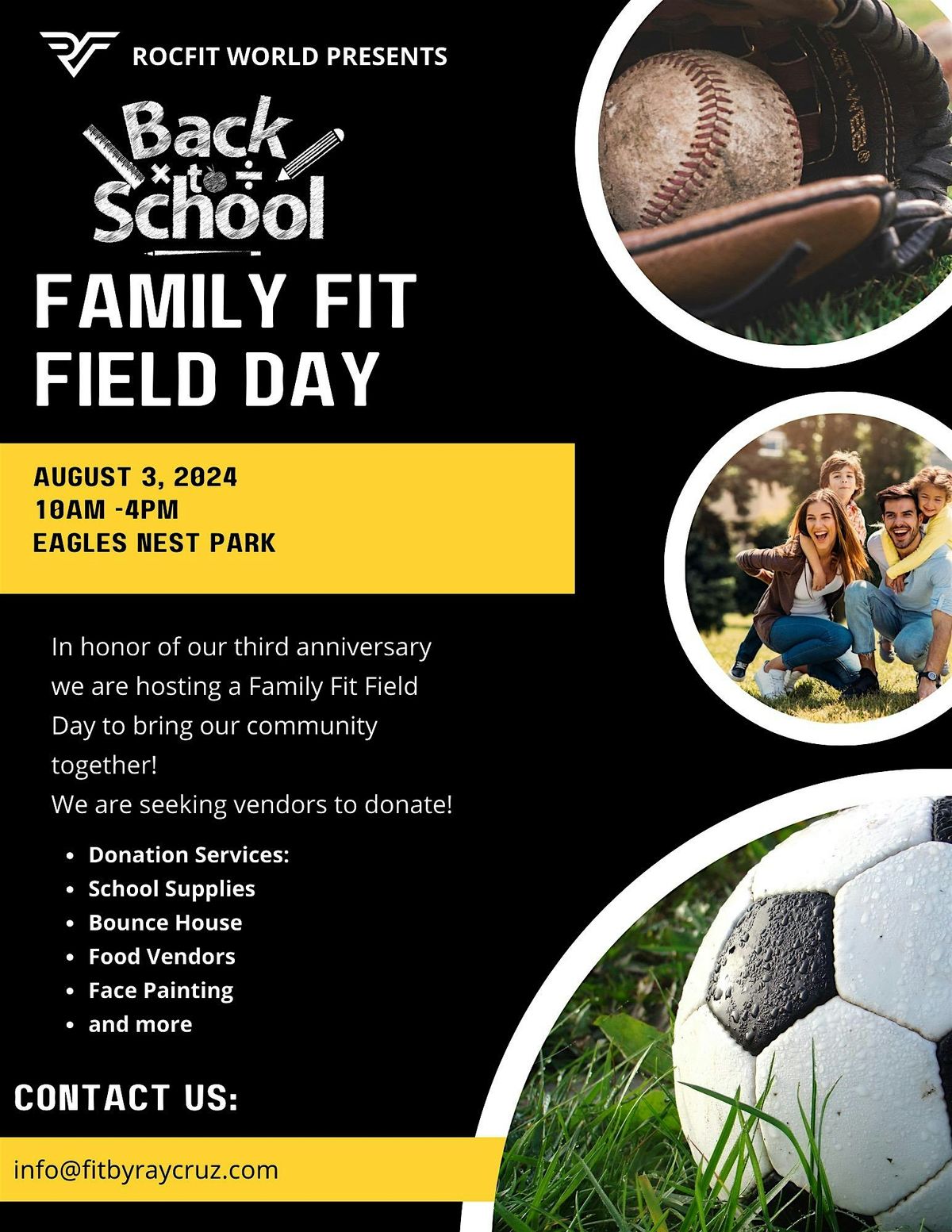 ROCFIT FAMILY FIT FIELD DAY