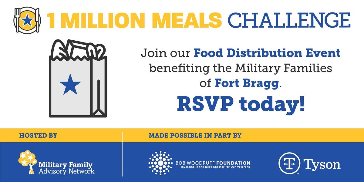 MFAN Food Distribution Event for Fort Bragg area Military Families