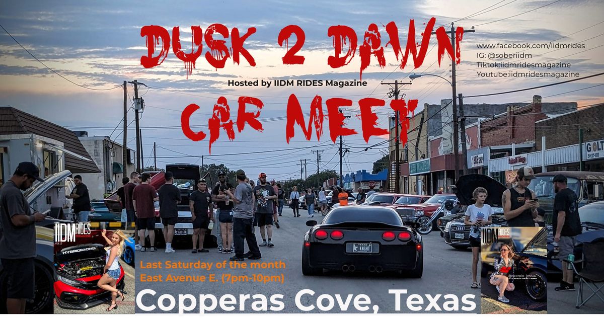 Dusk 2 Dawn Car Meet (Donation for a family Thanksgiving Dinner)