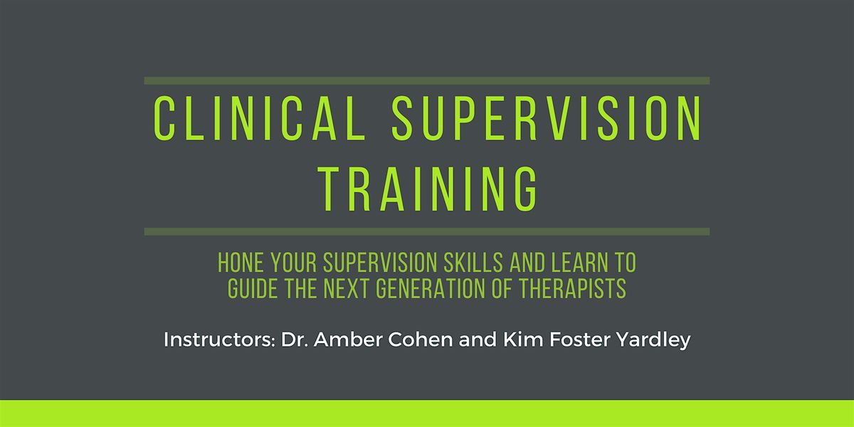 Clinical Supervision Certificate Course