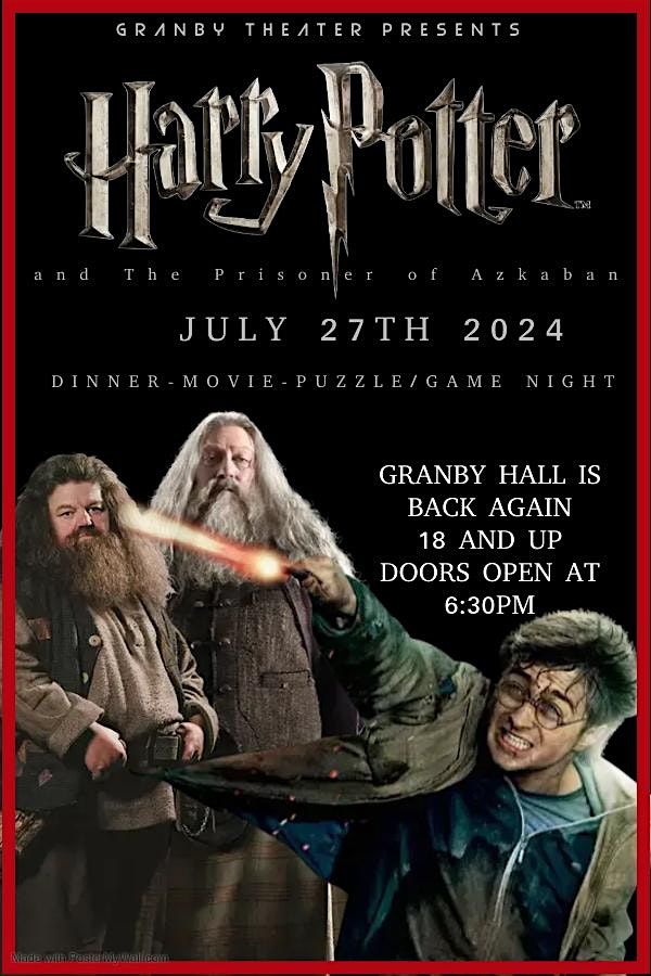 Harry Potter and The Chamber of Secrets Dinner, Movie, Puzzle Game Night