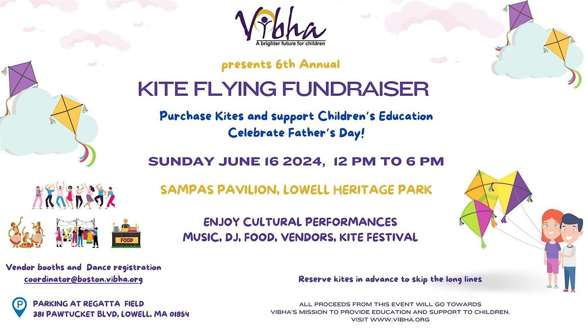 Vibha Boston presents Kite Flying Fundraiser 2024
