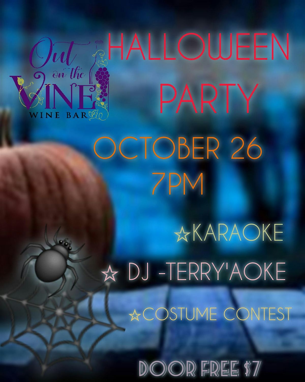 Out on the Vine Halloween Pary