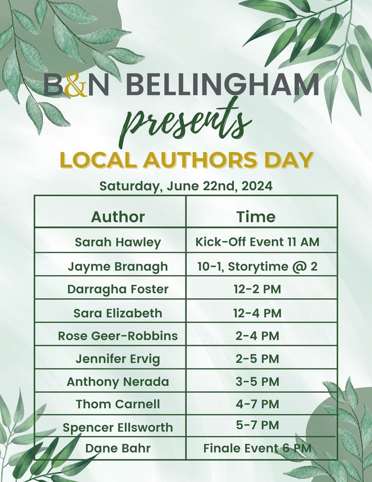 Local Author Day