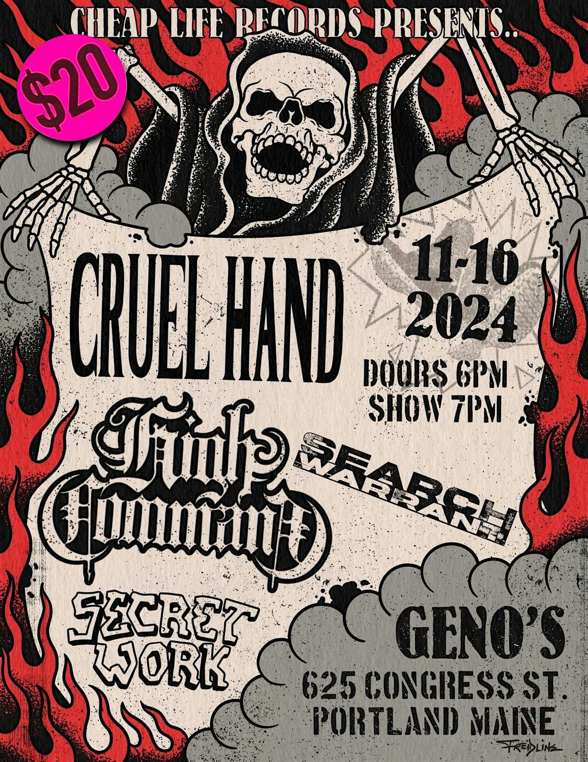 CRUEL HAND \/\/ HIGH COMMAND \/\/ SEARCH WARRANT \/\/ SECRET WORK