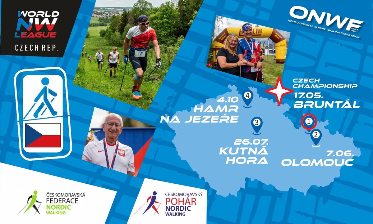 Czech Nordic Walking Championship \u2013 Brunt\u00e1l, Czech Republic 2025