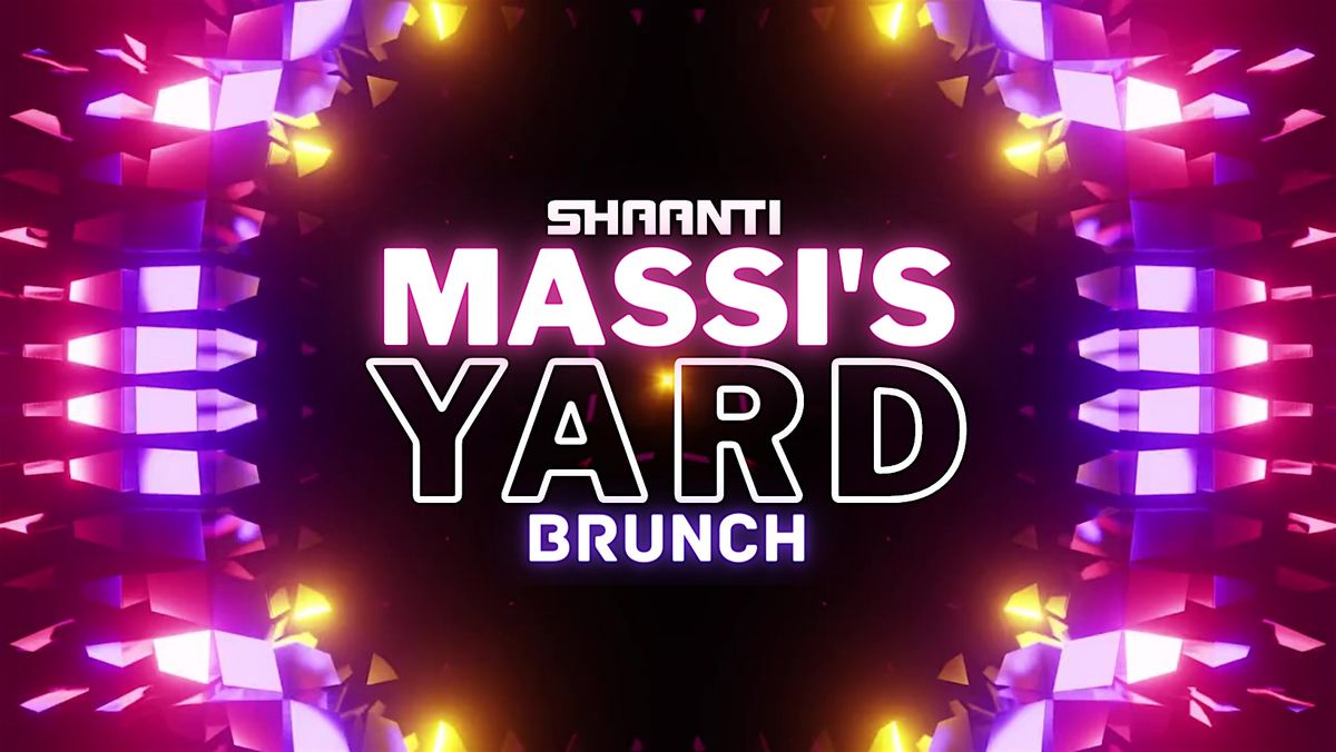 MASSI'S YARD BRUNCH - SAT 10 AUGUST - LONDON