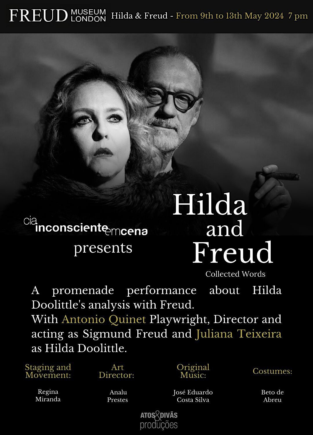 Hilda e Freud: Performance em portugu\u00eas no Freud Museum