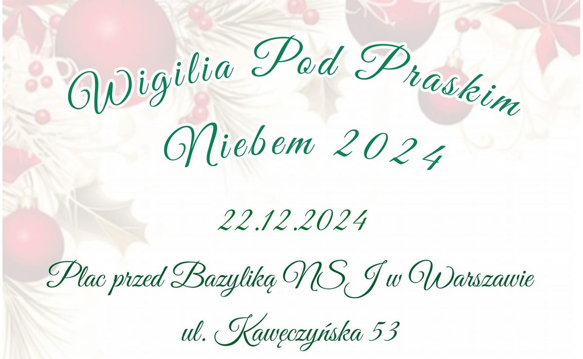 Wigilia Pod Praskim Niebem 2024