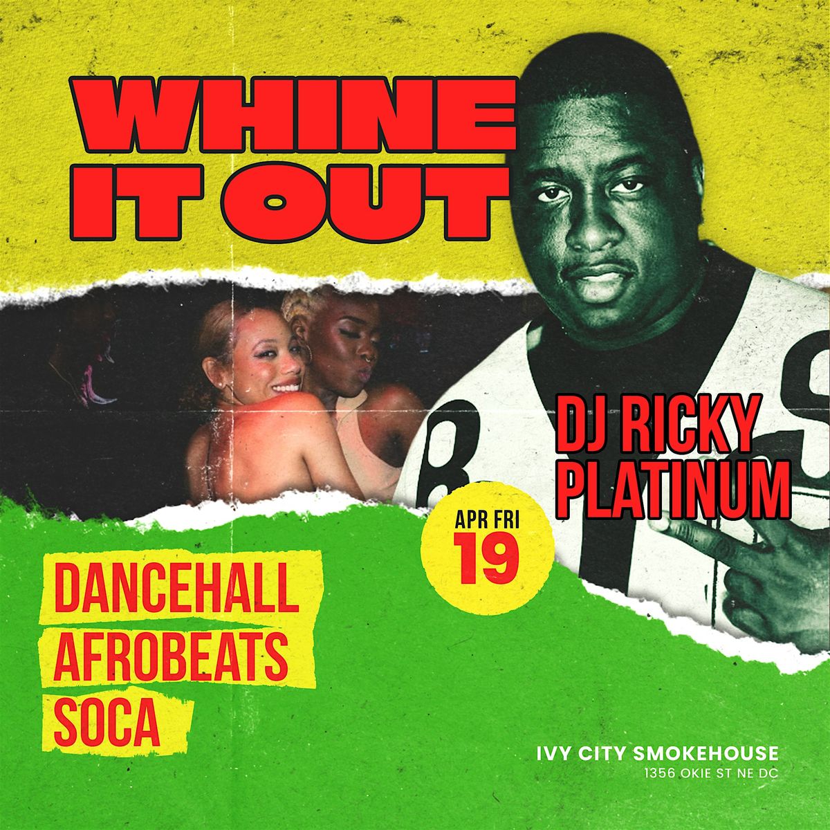 WHINE IT OUT - Reggae, Dancehall, Soca & AfroBeats Bashment