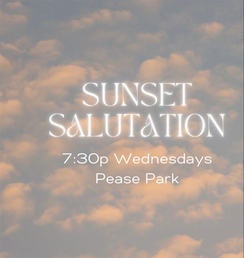 RSVP through SweatPals: Sunset Salutation: WEDNESDAY