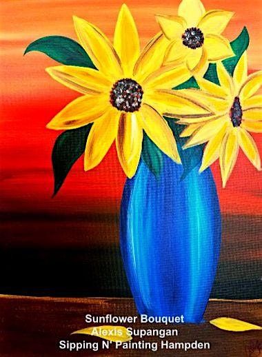 Sunflower Bouquet Thurs. September 12th 6:30pm $35