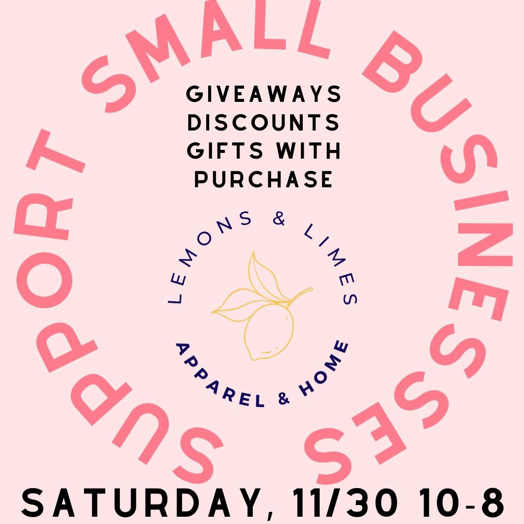 Small Business Saturday at Lemons and Limes Boutique: Loveland, Kenwood and Deerfield Towne Center